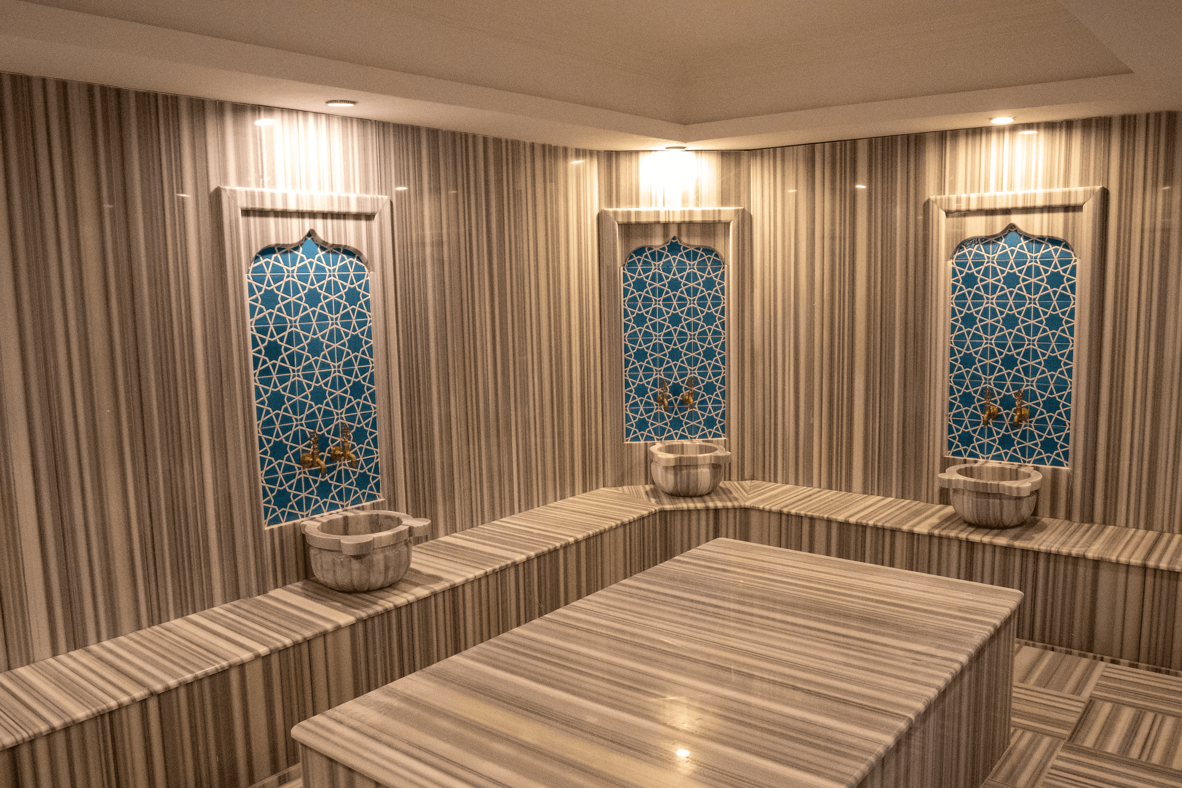 Marble bathroom