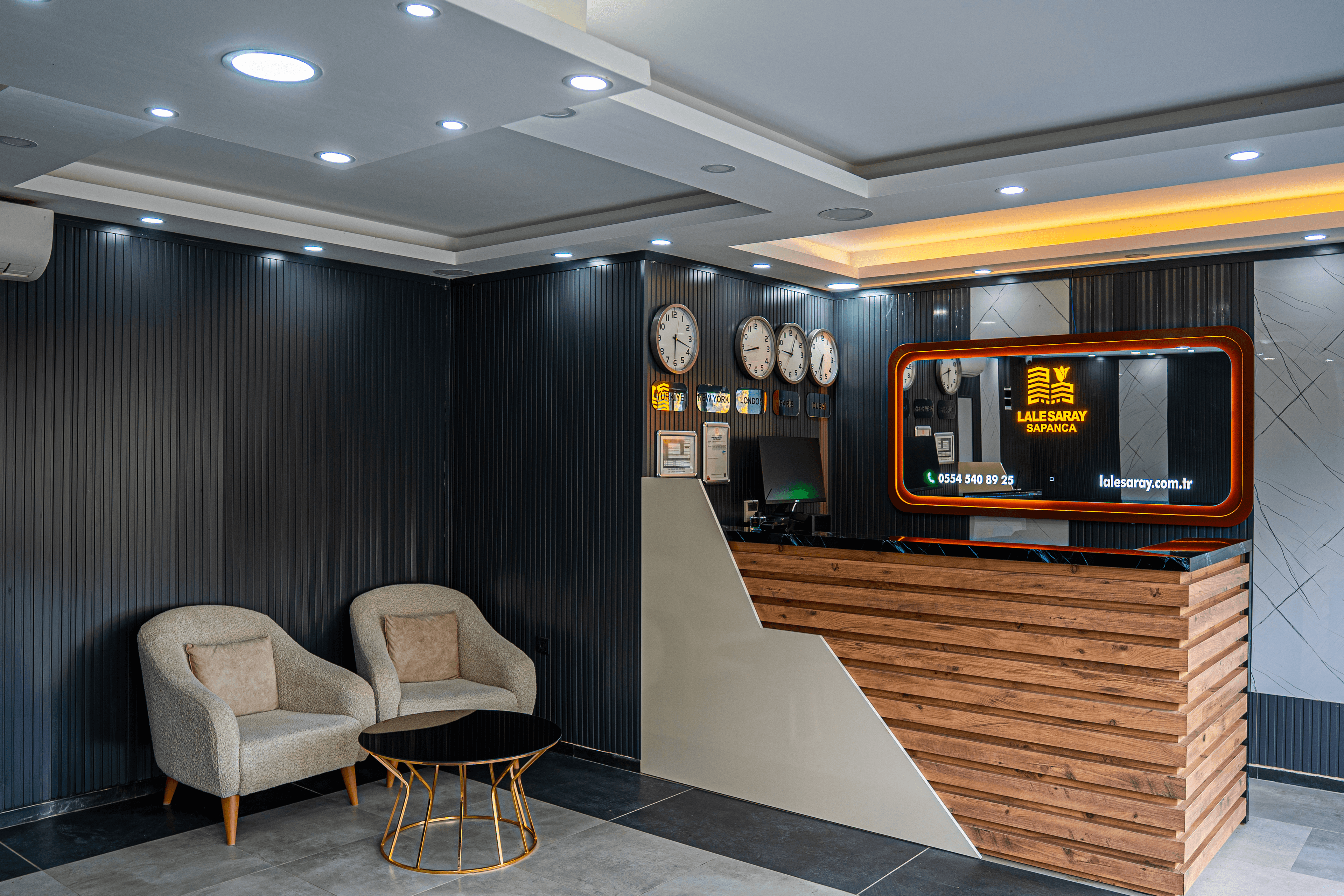 Welcoming lobby area
