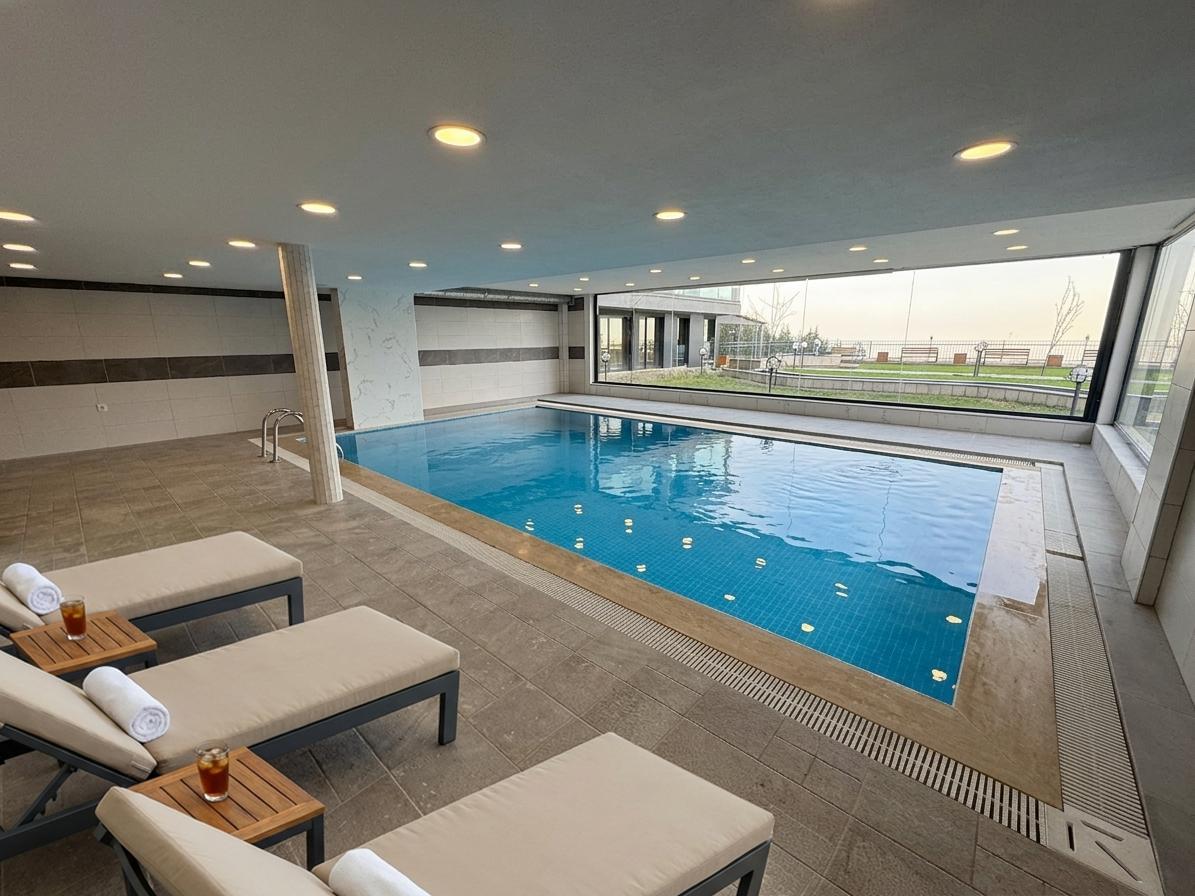Heated outdoor pool
